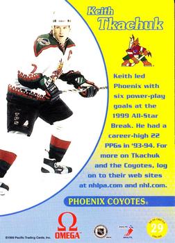1998-99 Pacific Omega - Online #29 Keith Tkachuk Back