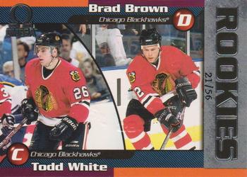1998-99 Pacific Omega - Opening Day Issue #57 Todd White / Brad Brown Front
