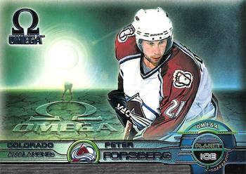 1998-99 Pacific Omega - Planet Ice #25 Peter Forsberg Front