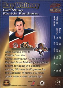 1998-99 Pacific Paramount - Emerald #101 Ray Whitney Back