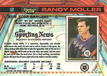 1991-92 Stadium Club #2 Randy Moller Back