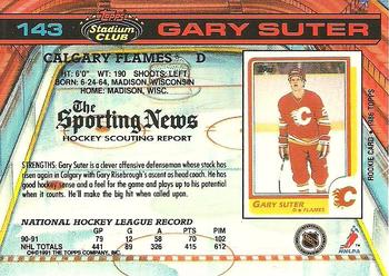 1991-92 Stadium Club #143 Gary Suter Back
