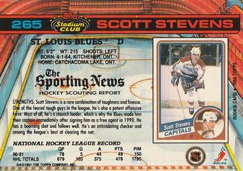 1991-92 Stadium Club #265 Scott Stevens Back