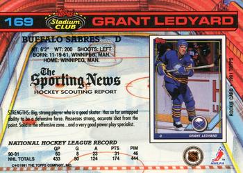 1991-92 Stadium Club #169 Grant Ledyard Back