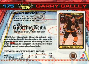 1991-92 Stadium Club #175 Garry Galley Back