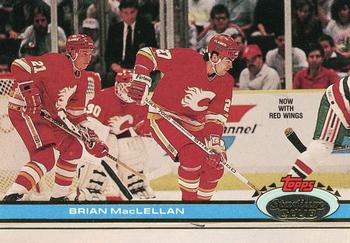 1991-92 Stadium Club #206 Brian MacLellan Front