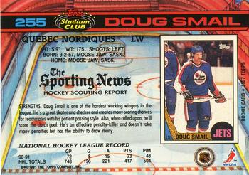 1991-92 Stadium Club #255 Doug Smail Back