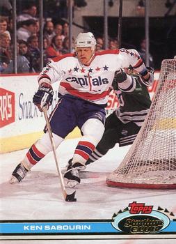 1991-92 Stadium Club #396 Ken Sabourin Front