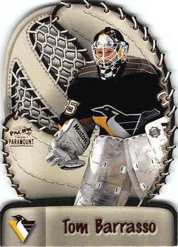1998-99 Pacific Paramount - Glove Side Laser Cuts #16 Tom Barrasso Front
