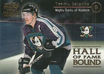 1998-99 Pacific Paramount - Hall of Fame Bound #1 Teemu Selanne Front