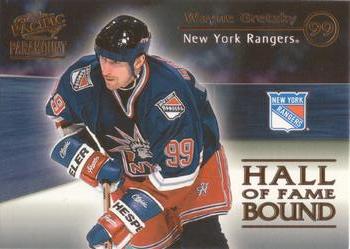 1998-99 Pacific Paramount - Hall of Fame Bound #7 Wayne Gretzky Front