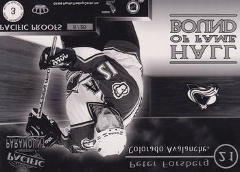 1998-99 Pacific Paramount - Hall of Fame Bound Proofs #3 Peter Forsberg Front