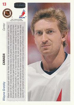 1991-92 Upper Deck #13 Wayne Gretzky Back