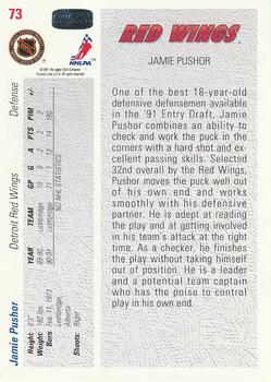 1991-92 Upper Deck #73 Jamie Pushor Back