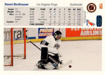 1991-92 Upper Deck #150 Daniel Berthiaume Back