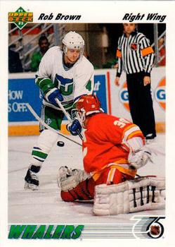 1991-92 Upper Deck #198 Rob Brown Front