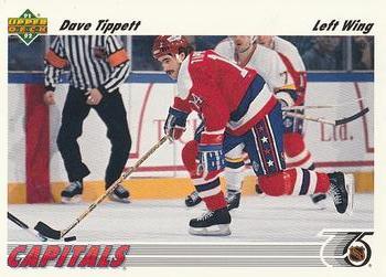 1991-92 Upper Deck #480 Dave Tippett Front