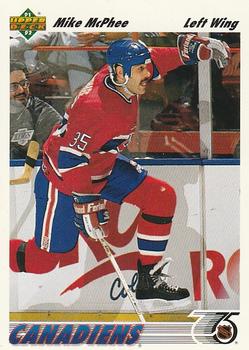 1991-92 Upper Deck #487 Mike McPhee Front