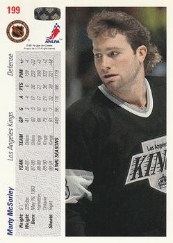 1991-92 Upper Deck #199 Marty McSorley Back