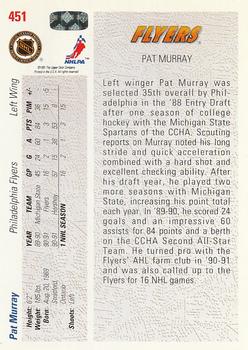 1991-92 Upper Deck #451 Pat Murray Back