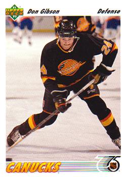 1991-92 Upper Deck #495 Don Gibson Front