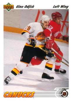 1991-92 Upper Deck #195 Gino Odjick Front