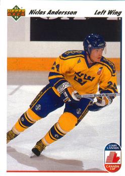 1991-92 Upper Deck #29 Niklas Andersson Front