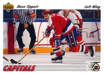 1991-92 Upper Deck #480 Dave Tippett Front