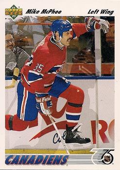 1991-92 Upper Deck #487 Mike McPhee Front