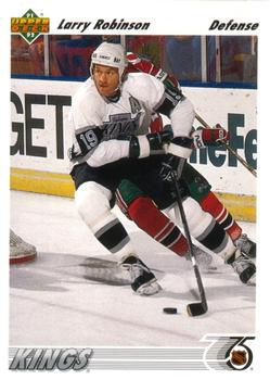1991-92 Upper Deck #499 Larry Robinson Front
