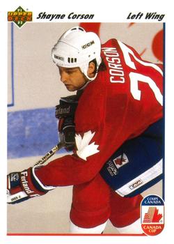 1991-92 Upper Deck #505 Shayne Corson Front