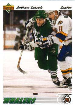 1991-92 Upper Deck #551 Andrew Cassels Front