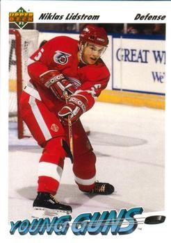 1991-92 Upper Deck #587 Nicklas Lidstrom Front