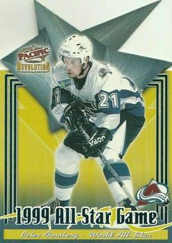 1998-99 Pacific Revolution - All-Star Die Cuts #7 Peter Forsberg Front