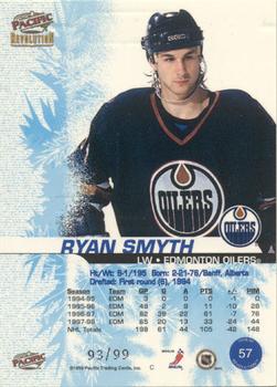 1998-99 Pacific Revolution - Ice Shadow #57 Ryan Smyth Back