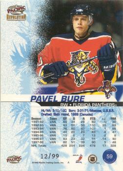 1998-99 Pacific Revolution - Ice Shadow #59 Pavel Bure Back