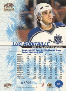 1998-99 Pacific Revolution - Ice Shadow #68 Luc Robitaille Back