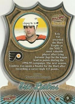 1998-99 Pacific Revolution - NHL Icons #9 Eric Lindros Back