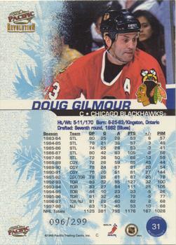 1998-99 Pacific Revolution - Red #31 Doug Gilmour Back