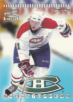 1998-99 Pacific Revolution - Showstoppers #20 Saku Koivu Front
