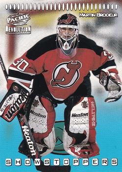 1998-99 Pacific Revolution - Showstoppers #21 Martin Brodeur Front