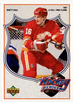1991-92 Upper Deck - Hockey Heroes: Brett Hull #5 Brett Hull Front