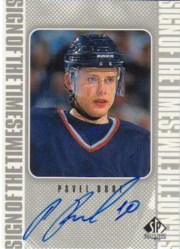 1998-99 SP Authentic - Sign of the Times #PB Pavel Bure Front