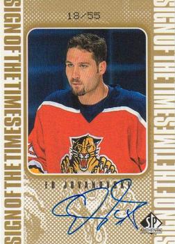 1998-99 SP Authentic - Sign of the Times Gold #EJ Ed Jovanovski Front