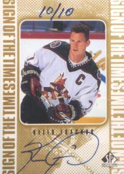 1998-99 SP Authentic - Sign of the Times Gold #KT Keith Tkachuk Front
