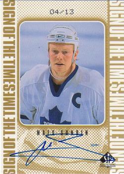 1998-99 SP Authentic - Sign of the Times Gold #MS Mats Sundin Front