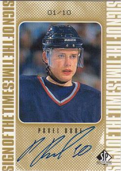 1998-99 SP Authentic - Sign of the Times Gold #PB Pavel Bure Front