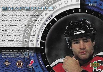 1998-99 SP Authentic - Snapshots #SS09 Eric Lindros Back