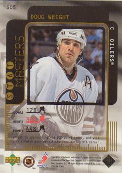 1998-99 SP Authentic - Stat Masters #S05 Doug Weight Back