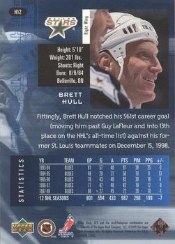 1998-99 SPx Top Prospects - Highlight Heroes #H12 Brett Hull Back